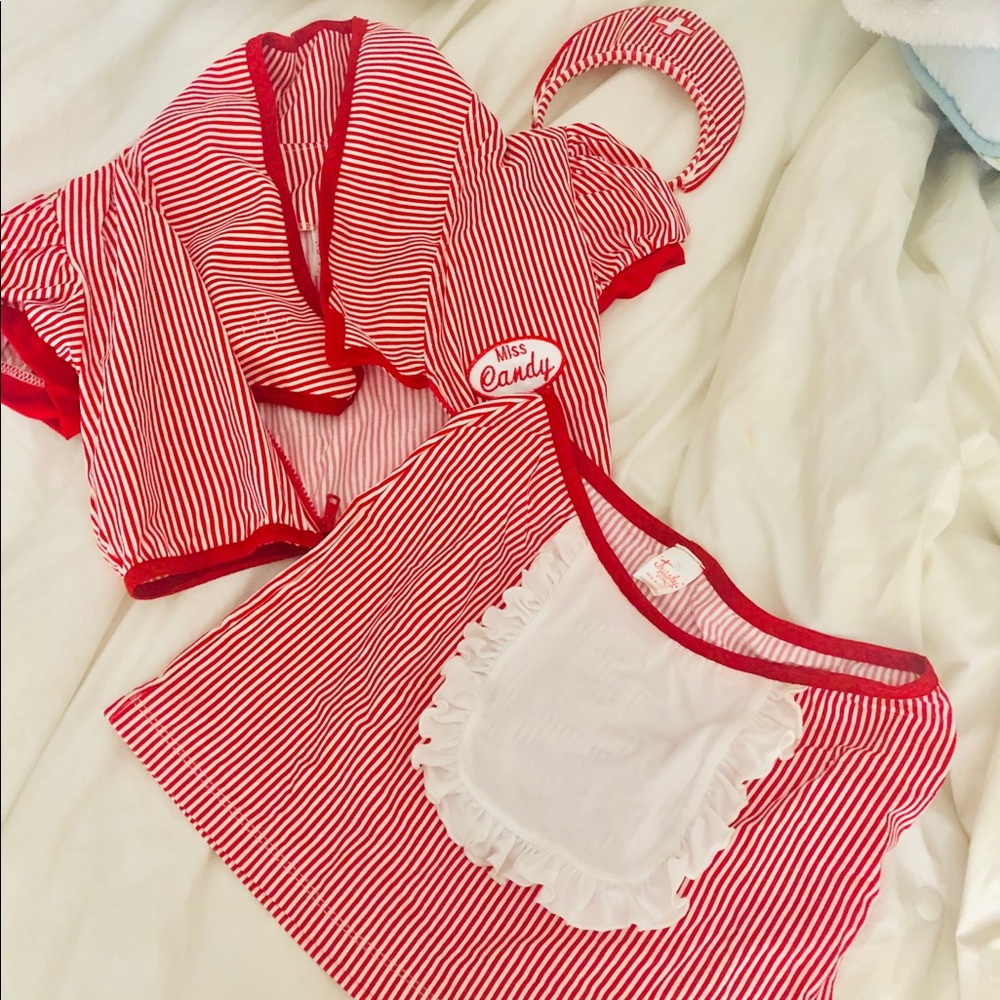 Trashy brand nurse candy striper costume